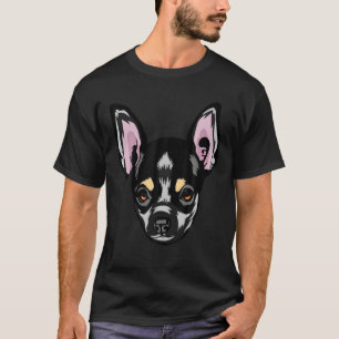 Cool Chihuahua Dog Face T-Shirt