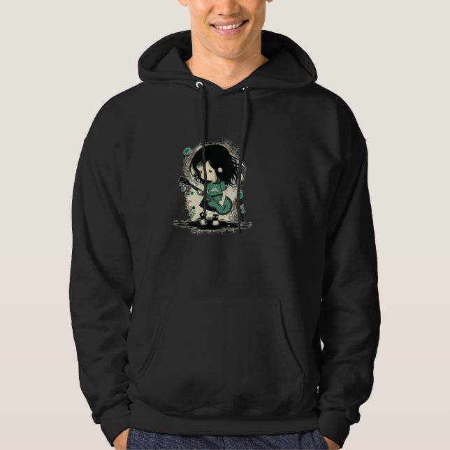 Cool Children with Guitar Hoodie (Front)