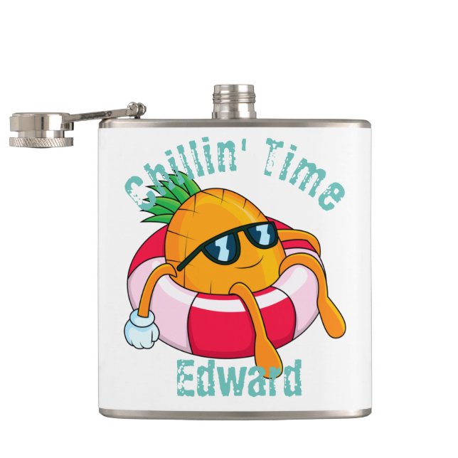 Cool Chill Pineapple Hip Flask (Opened)