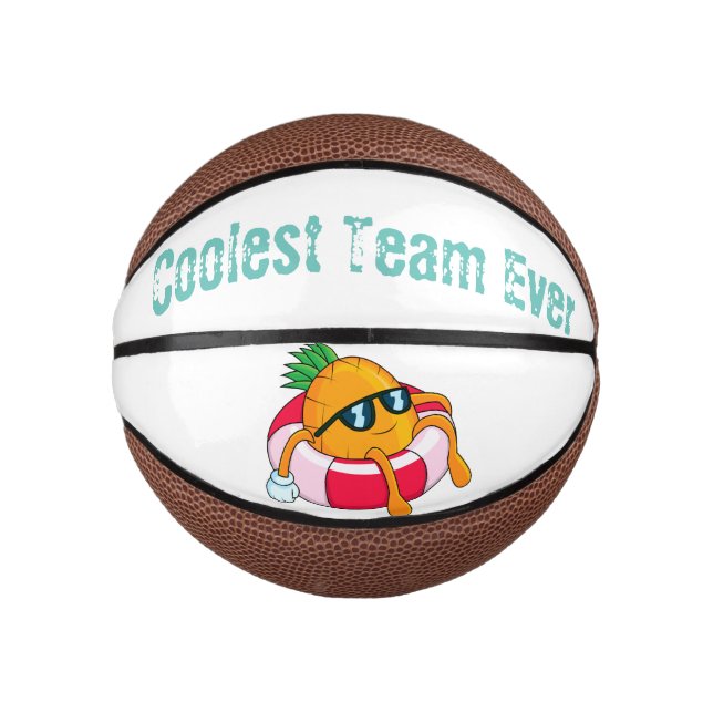 Cool Chill Pineapple Mini Basketball (Front)
