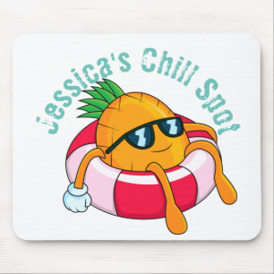 Cool Chill Pineapple Mouse Pad