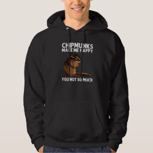 Cool Chipmunk For Men Women Squirrel Whisperer  Ro Hoodie