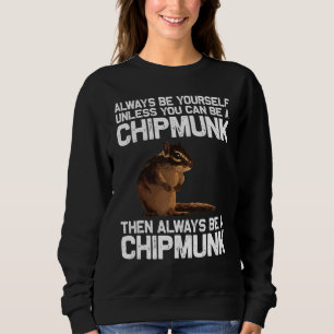 Cool Chipmunk For Men Women Squirrel Whisperer Rod Sweatshirt
