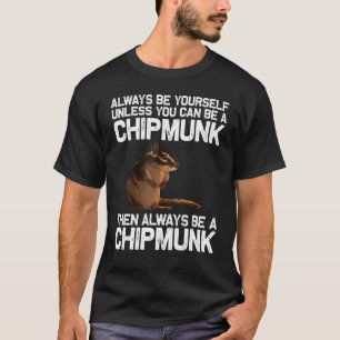 Cool Chipmunk For Men Women Squirrel Whisperer Rod T-Shirt