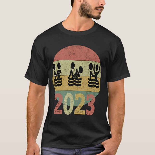Cool Christian Baptism 2023 For Adult Men Women &  T-Shirt (Front)