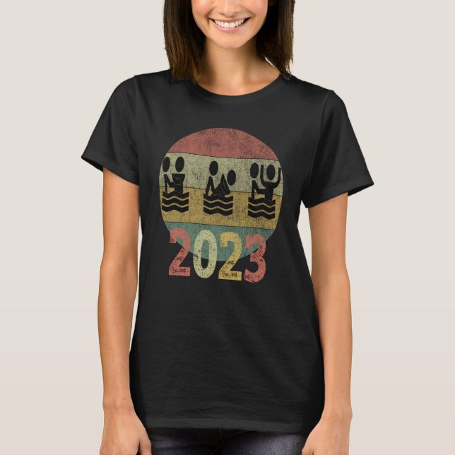 Cool Christian Baptism 2023 For Adult Men Women &  T-Shirt (Front)