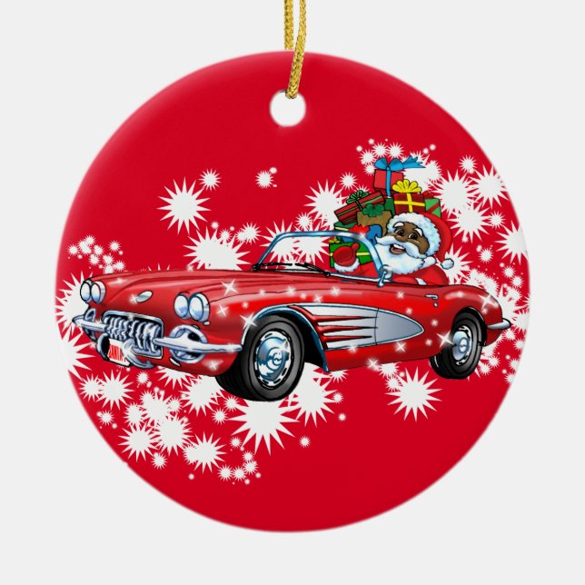 Cool Christmas! Ceramic Ornament (Front)