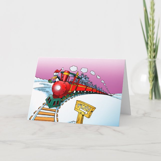 Cool Christmas Holiday Card (Front)