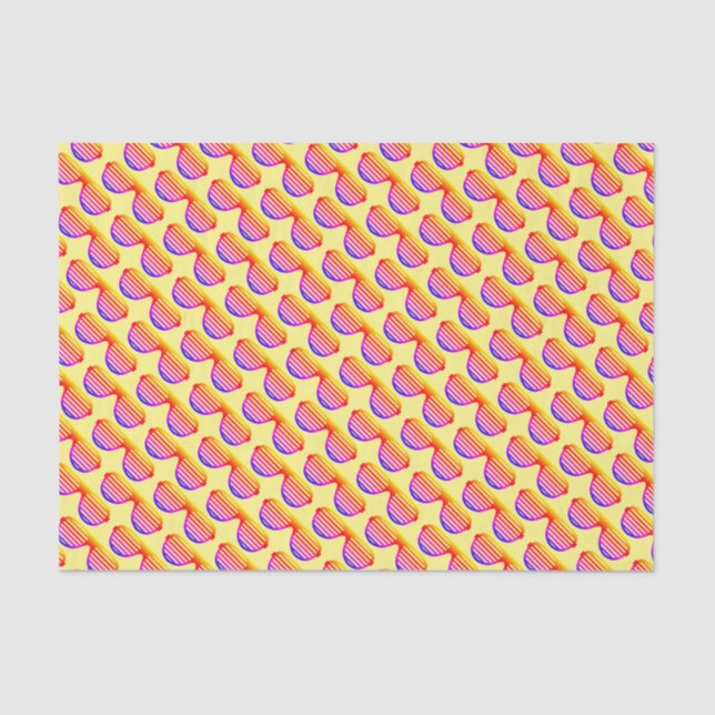 Cool Christmas in July summer party shades pattern Tissue Paper (Front)