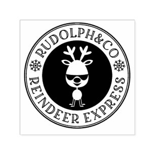 Cool Christmas Reindeer Express Self-inking Stamp