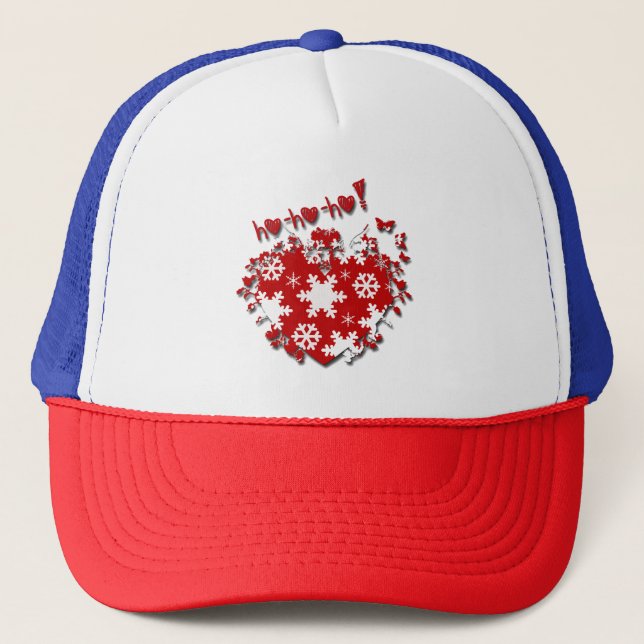 Cool Christmas Trucker Hat! Hat (Front)