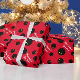 Cool Christmas Wrapping Paper for squash player