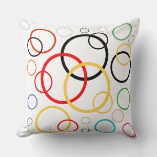 cool circle pattern for christmas cushion