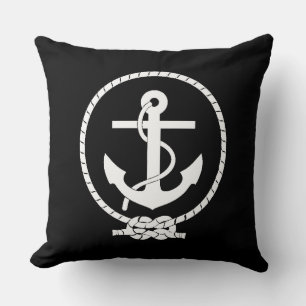 Cool Classic and Elegant Nautical Anchor Cushion