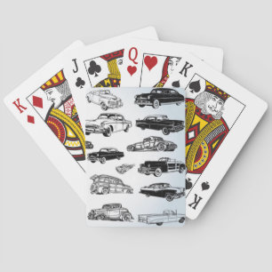 Cool Classic Cars Playing Cards