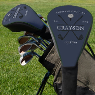 Cool Classic Golf Club Name Head Cover