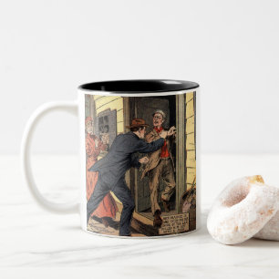 Cool Classic Story Two-Tone Coffee Mug