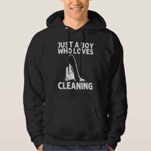 Cool Cleaning Art For Boys Kids Clean Cleaner Tool Hoodie