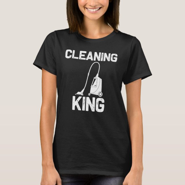 Cool Cleaning Art For Men Women Clean Cleaner Tool T-Shirt (Front)
