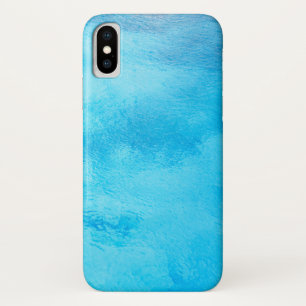 Cool Clear Turquoise Blue Water iPhone X Case