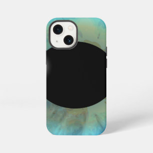 Cool Closeup Striking Blue Eye Iris Eyeball Pupil iPhone Case