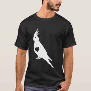 Cool Cockatiel Art For Men Women Parrot Bird Cocka T-Shirt
