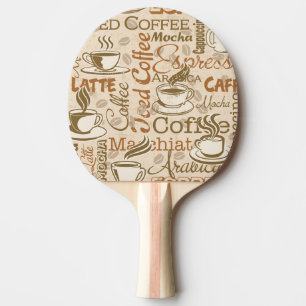 Cool Coffee Ping Pong Paddle