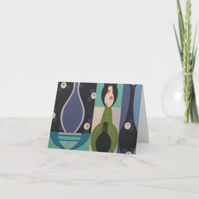 Cool Collection Mid-Century Design Notecard (Front)