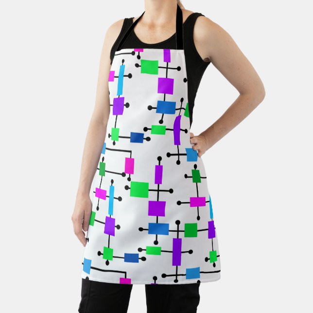 Cool Color Grid  Apron (Insitu)
