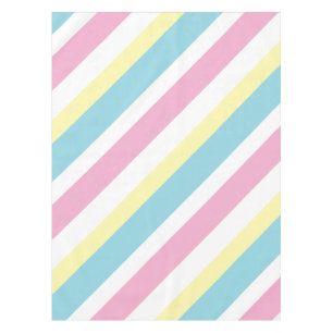 Cool Colors Stripes Pattern  Tablecloth