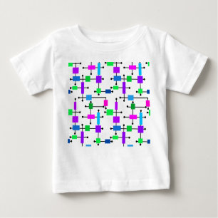 Cool Colour Grid Baby T-Shirt
