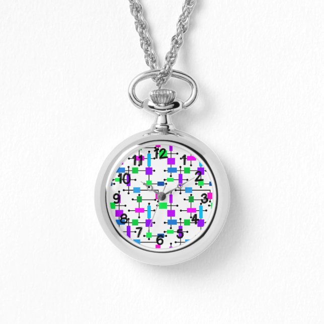 Cool Colour Grid  Watch (Front)