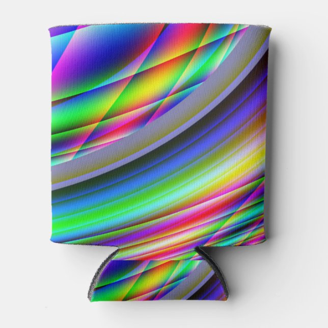 cool coloured abstract bottle cooler (Front)