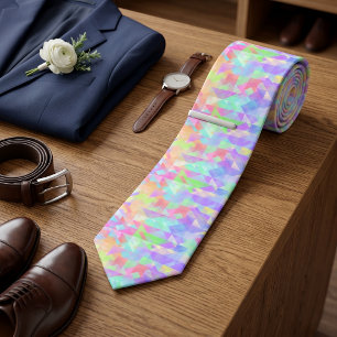 Cool Colourful Abstract Geometric Art Pattern Tie