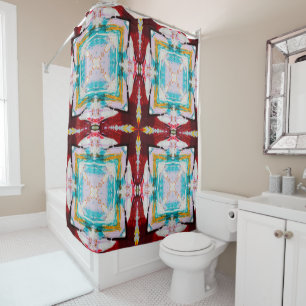 Cool Colourful Abstract Shower Curtain