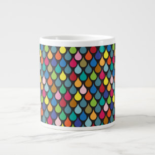 Cool Colourful Animal Scale Pattern Large Coffee Mug