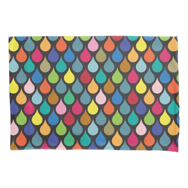 Cool Colourful Animal Scale Pattern Pillowcase (Front)