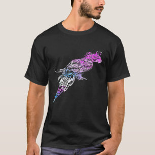 Cool Colourful Bird Talking Parrot Art 1 T-Shirt