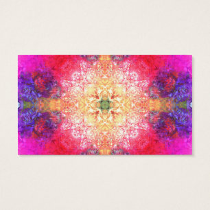 Cool Colourful Bright Psychedelic Rose Pattern