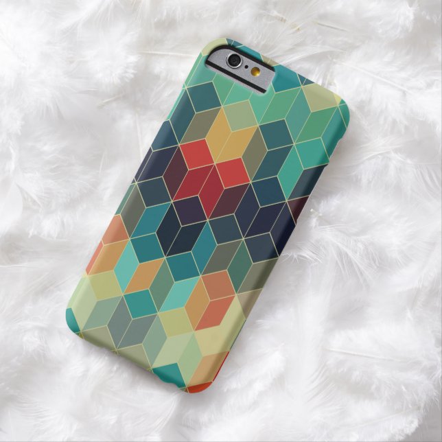 Cool Colourful Cubes Geometric Pattern 5 Case-Mate iPhone Case (In Situ)
