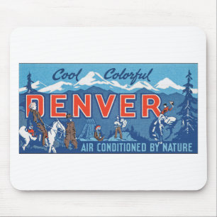 Cool Colourful Denver Mouse Pad