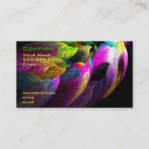 Cool colourful design business card