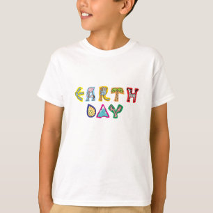 Cool Colourful Earth Day T-Shirt