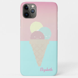 Cool Colourful Ice Cream Cones - Personalised iPhone 11 Pro Max Case