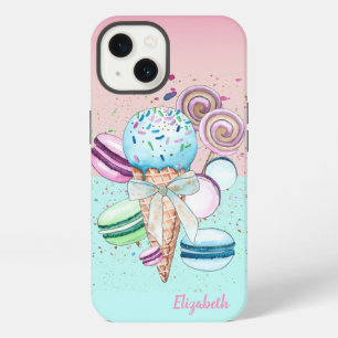 Cool Colourful Ice Cream Macaroons iPhone 13 Case