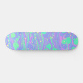 Cool Colourful Liquid Art Fun Skateboard (Horz)