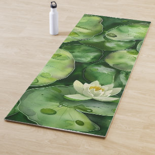 Cool colourful Lotus Floral Design Yoga Mat
