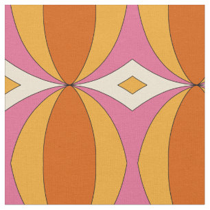 Cool Colourful Mid Century Mod Fabric