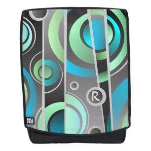 Cool Colourful Pop Art Geometric Pattern Backpack