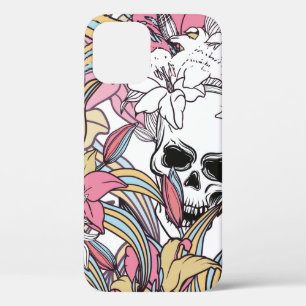Cool colourful seamless Vintage pattern background iPhone 12 Case